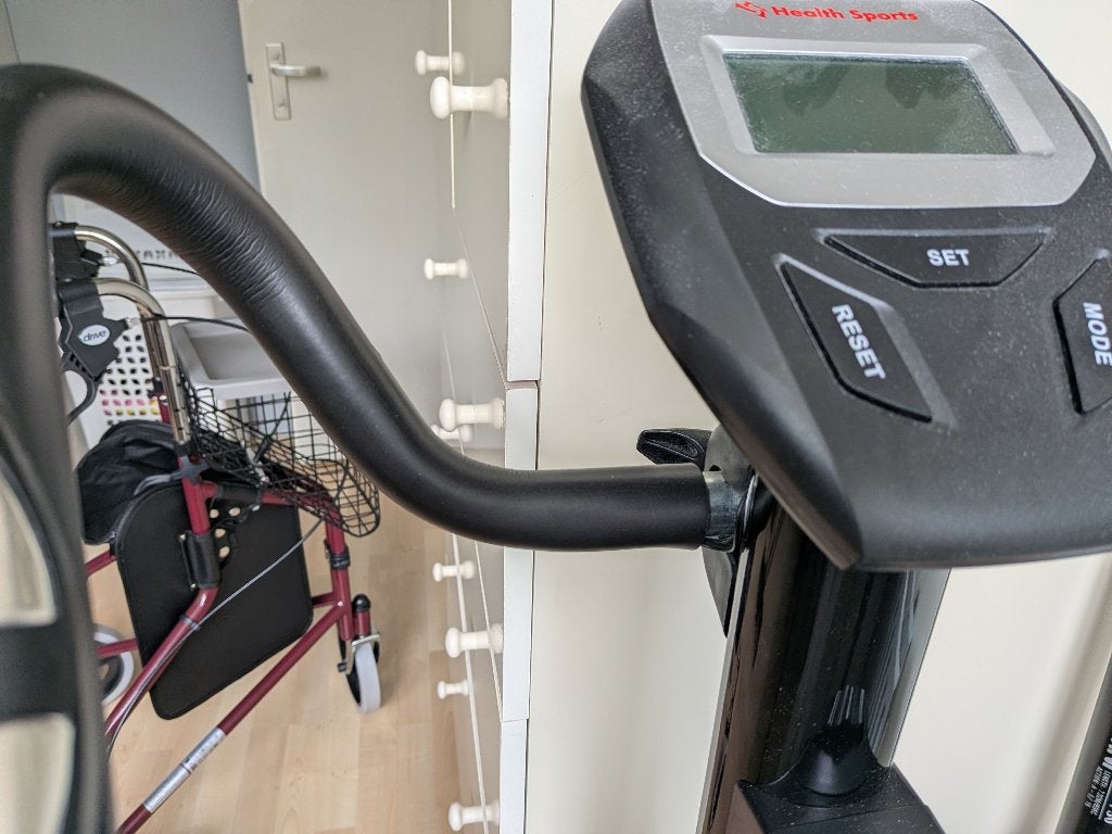 home trainer, Ophalen, Benen, Zo goed als nieuw, Metaal