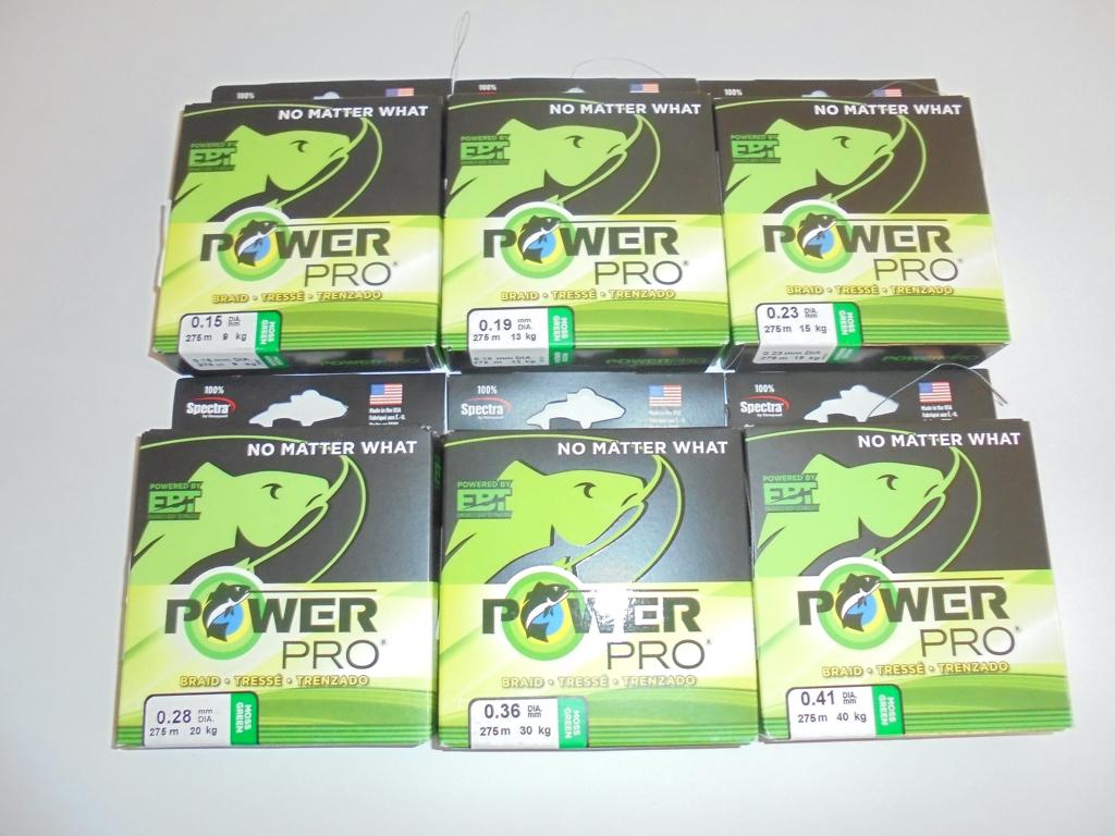 Power Pro Gevlochten lijn 275m 0,15mm-0,28mm-0,36mm-0,41mm., Ophalen of Verzenden, Nieuw, Vislijn