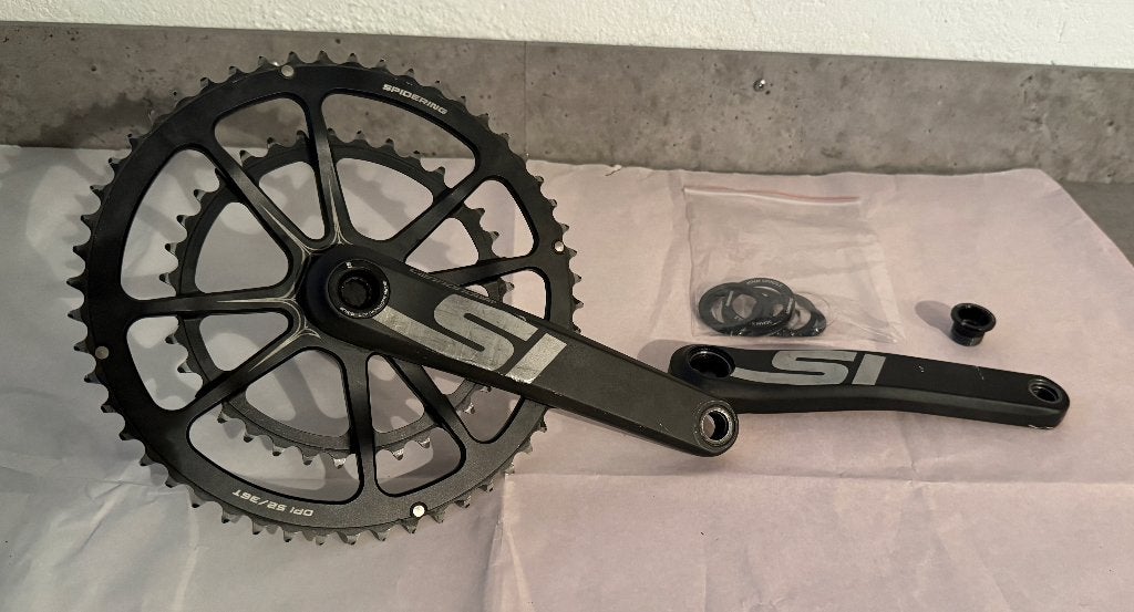 Cannondale Si crankstel –OPI 52/36 – Hollowgram spindle, Ophalen of Verzenden, Gebruikt, Crankstel of Pedalen, Cannondale