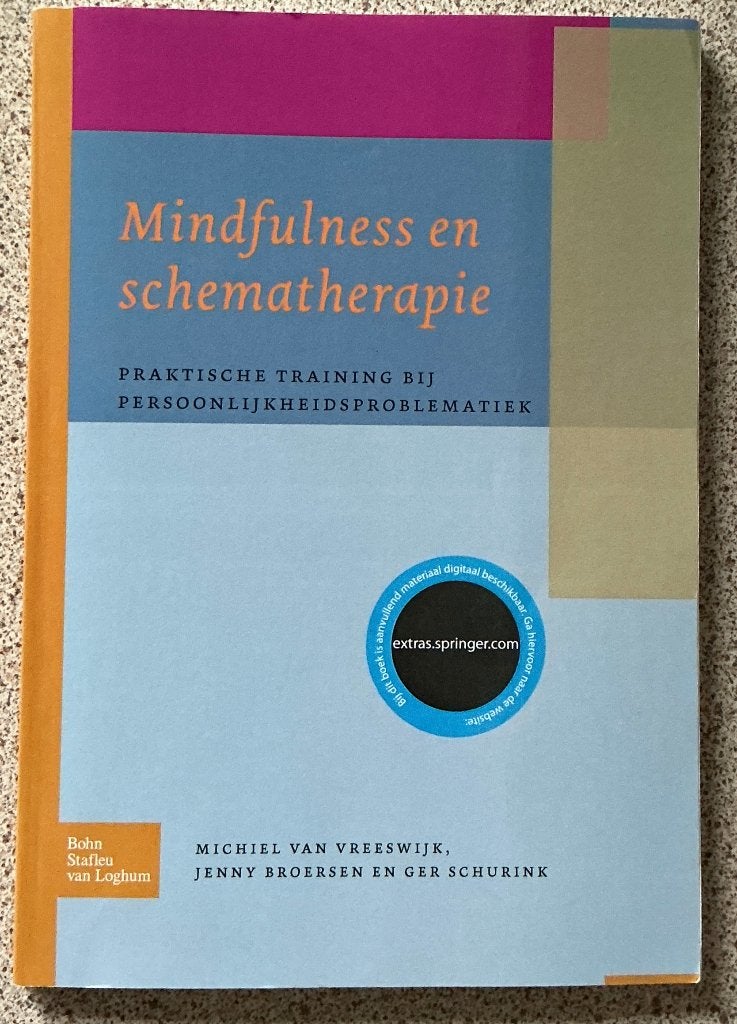 Mindfulness en schematherapie - Michiel van Vreeswijk, Ophalen of Verzenden, Zo goed als nieuw, Ontwikkelingspsychologie, Michiel van Vreeswijk.