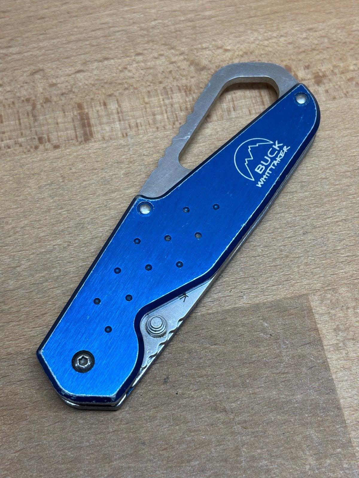 Buck Whittaker 751 Zakmes - Blauw, Gebruikt, Gebruikt, B, Ophalen of Verzenden, B