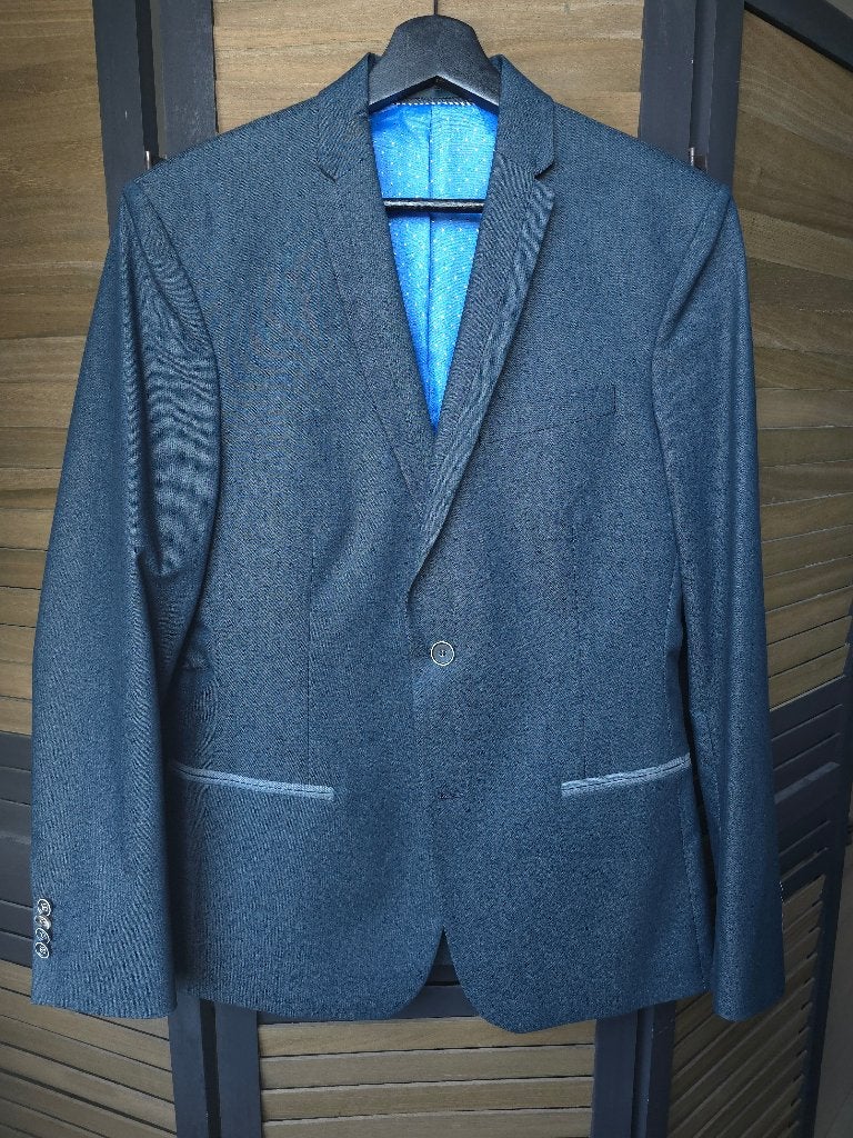 Luxe donkergroen colbert (maat 46), Kleding | Heren, Kostuums en Colberts, Ophalen, Zo goed als nieuw, Monton, Groen
