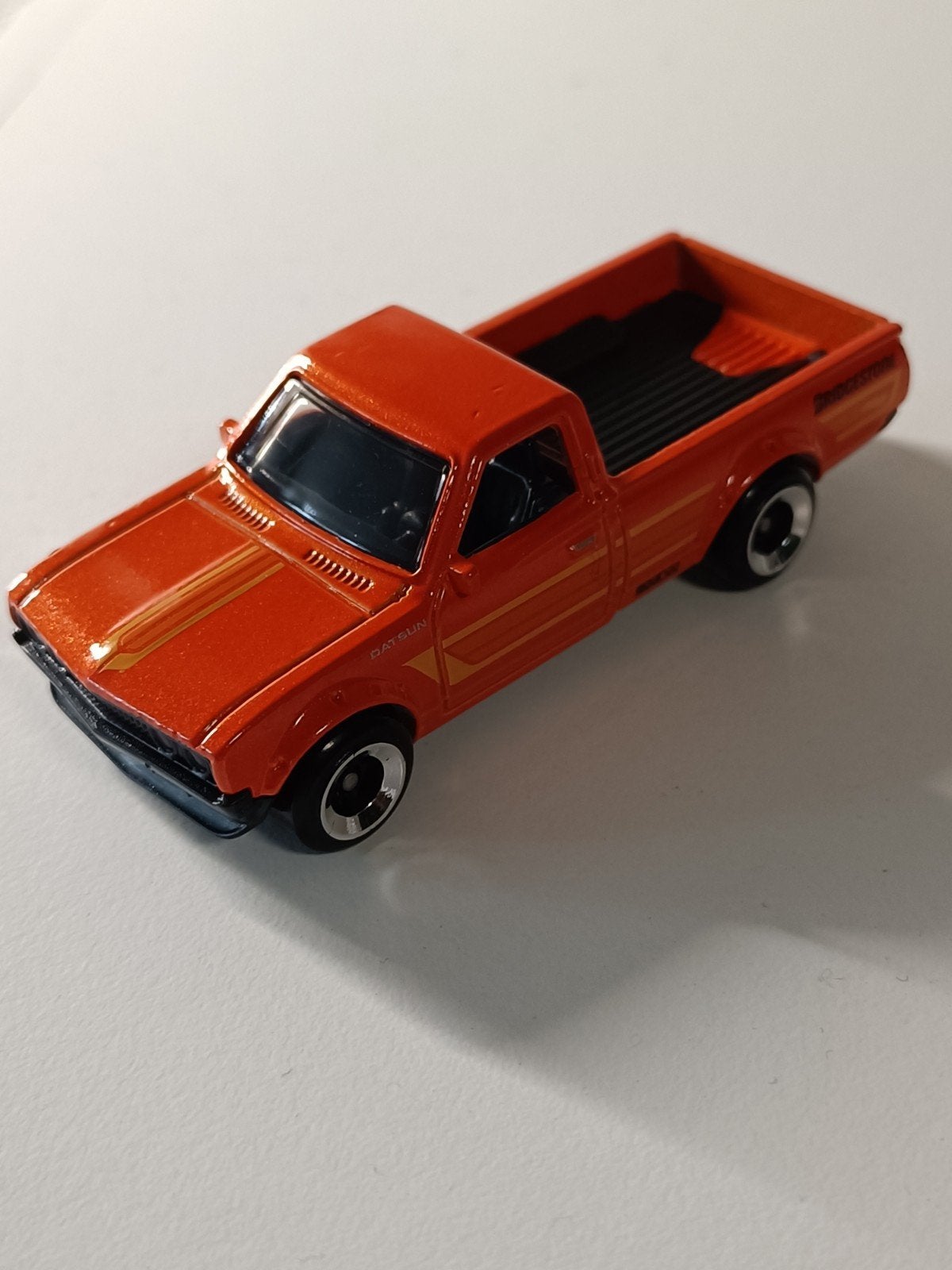 Hot Wheels Datsun 620 Pickup Oranje, Ophalen of Verzenden, Zo goed als nieuw