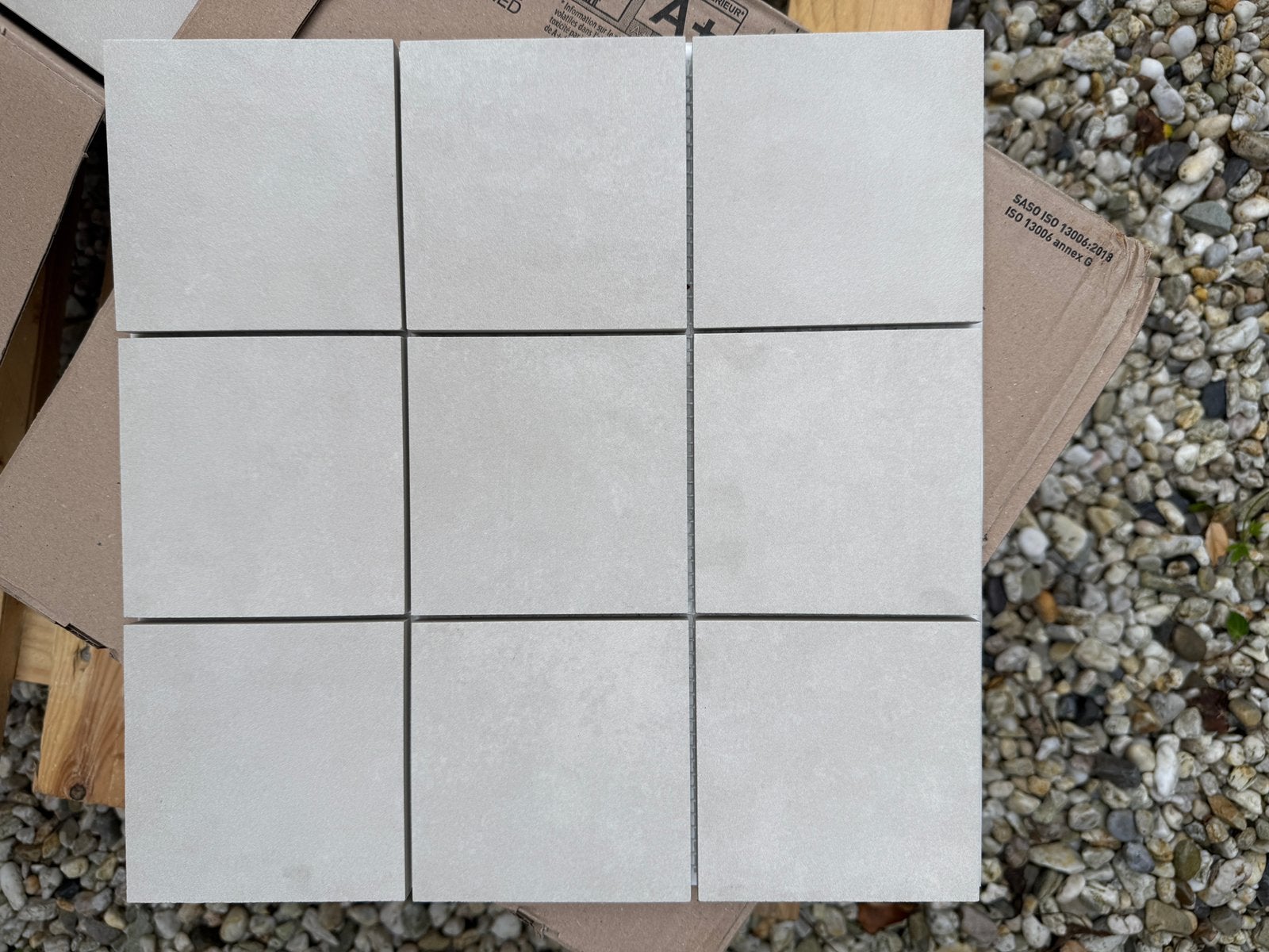 Vloer-/wandtegels Plus Ivoor/beige 10x10 R10 gecertificeerd, Ophalen, Keramiek, Nieuw, Minder dan 20 cm