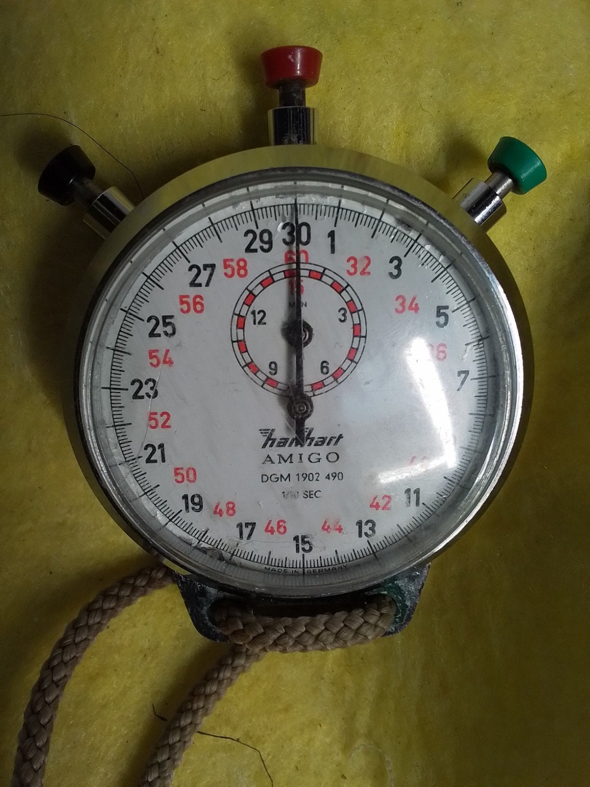 3428)  HANHART  Amigo stopwatch DGM 1902  490, Ophalen of Verzenden