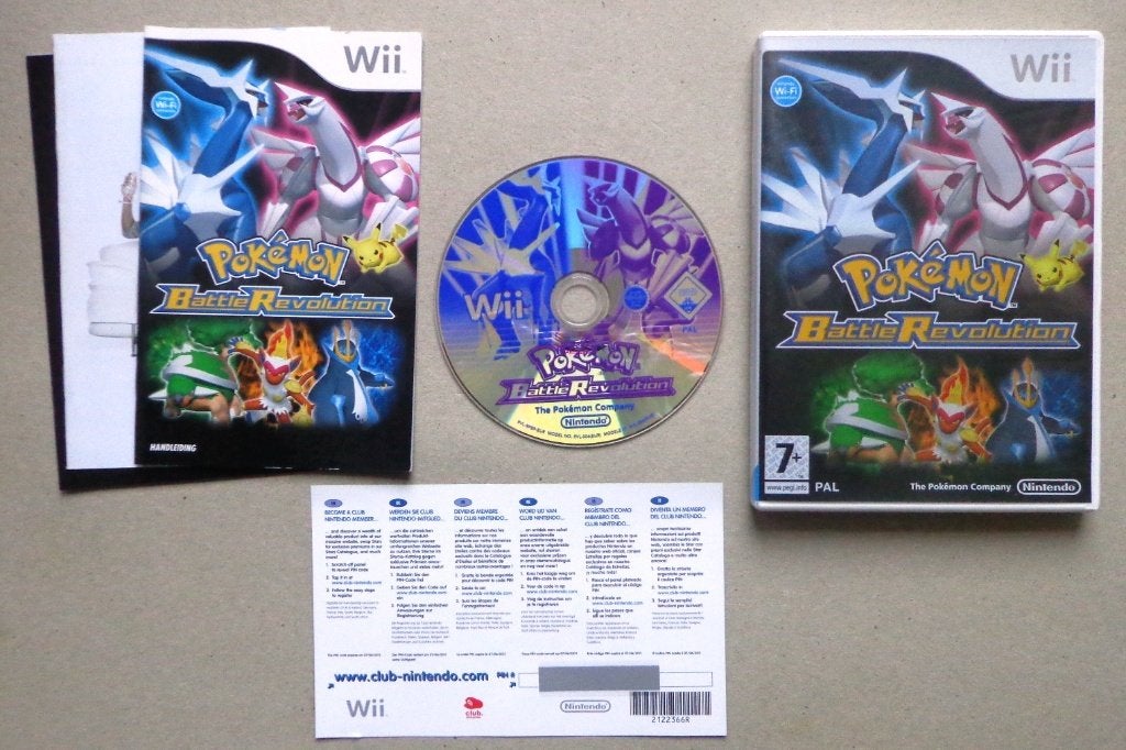 Pokemon Battle Revolution + VIP voor de Nintendo Wii, Avontuur en Actie, 1 speler, Ophalen of Verzenden, Zo goed als nieuw