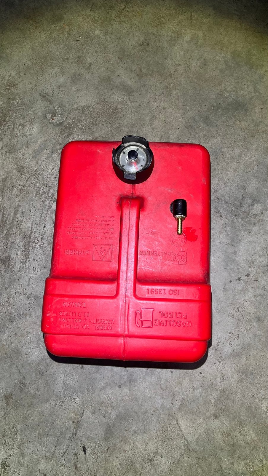12L benzine tank, Watersport en Boten, Ophalen of Verzenden, Zo goed als nieuw