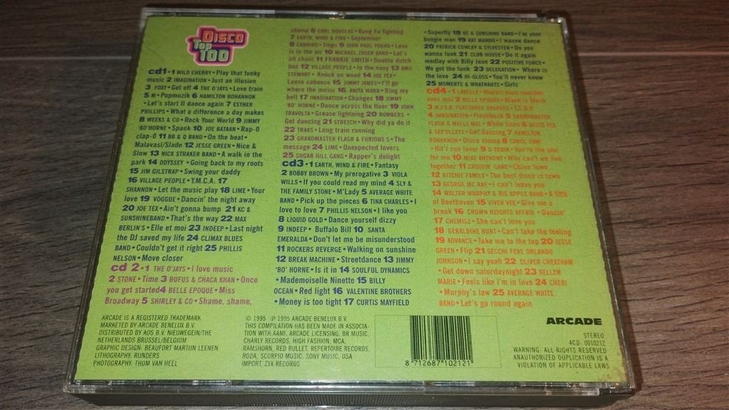 Disco Top 100 [4 CD], Ophalen of Verzenden, Gebruikt, Disco