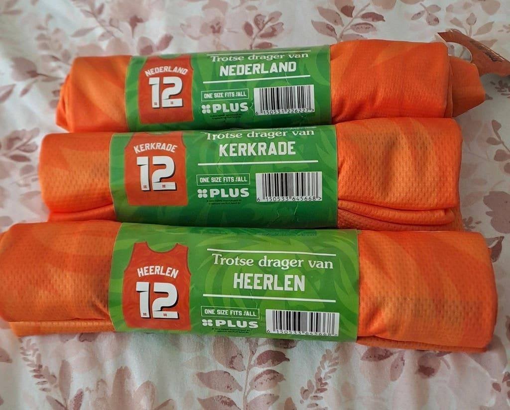 Oranje hesjes  Nederland, Kerkrade, Heerlen - Maat One Size, Albert Heijn, Onbekend, Ophalen of Verzenden, Onbekend