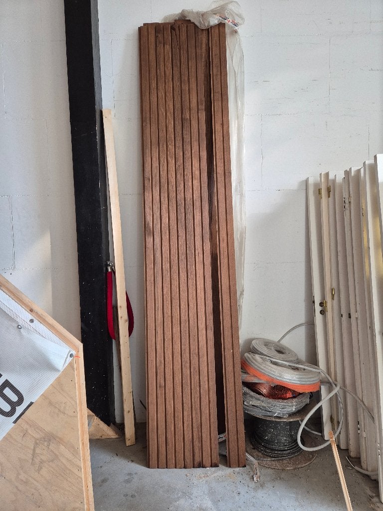 Thermo Fraké Dubbel Rhombus gevelbekleding – 8,5 m², Doe-het-zelf en Verbouw, Ophalen, Minder dan 25 mm, Nieuw, Plank