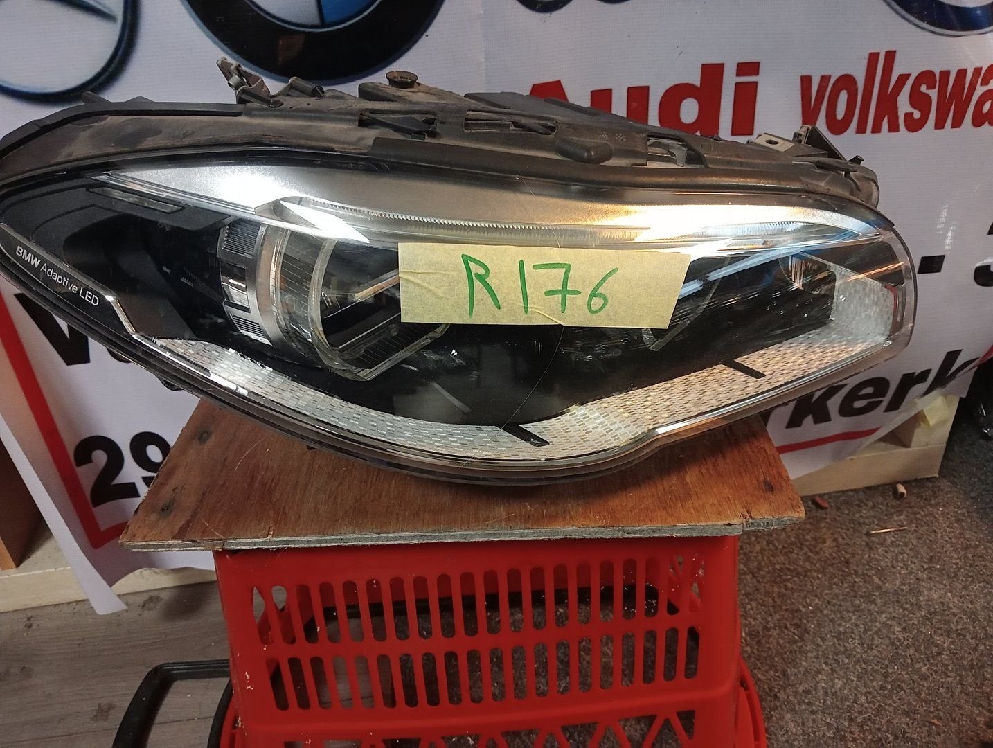 BMW 5 SERIE F10 F11 ADAPTIEVE LED KOPLAMP RECHTS 7460596-01, Gebruikt, -, -, Ophalen of Verzenden