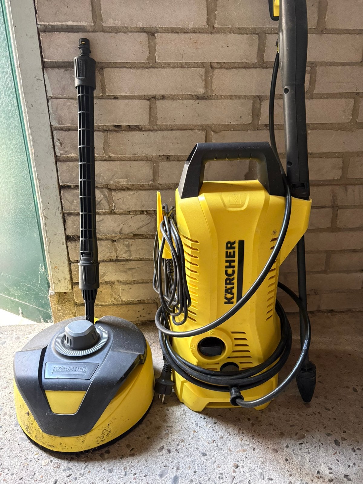 Kärcher K2 powercontrol met terrasreiniger