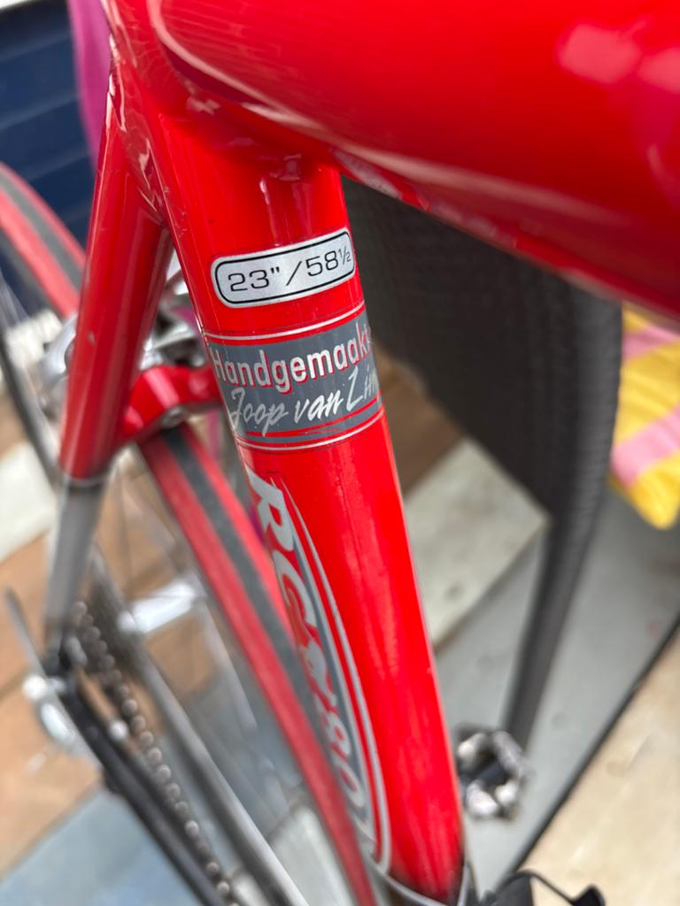 Racefiets Van Limpurg  23"/58cm met pomp, Overige merken, 28 inch, Gebruikt, Aluminium