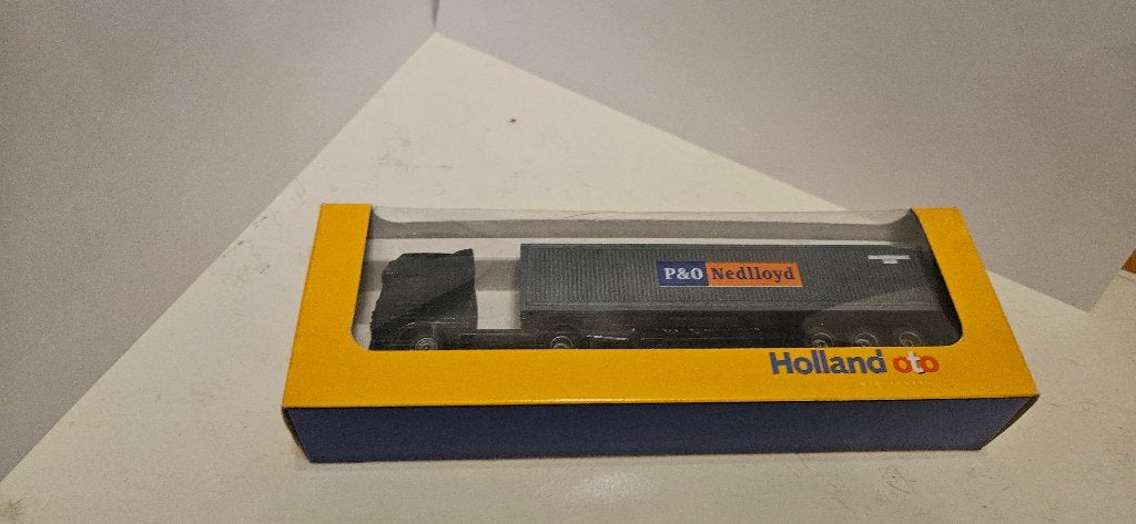 Efsi 1:87 Daf 95XF met oplegger en P&O Nedlloyd container, Ophalen of Verzenden, Zo goed als nieuw, Bus of Vrachtwagen, Efsi