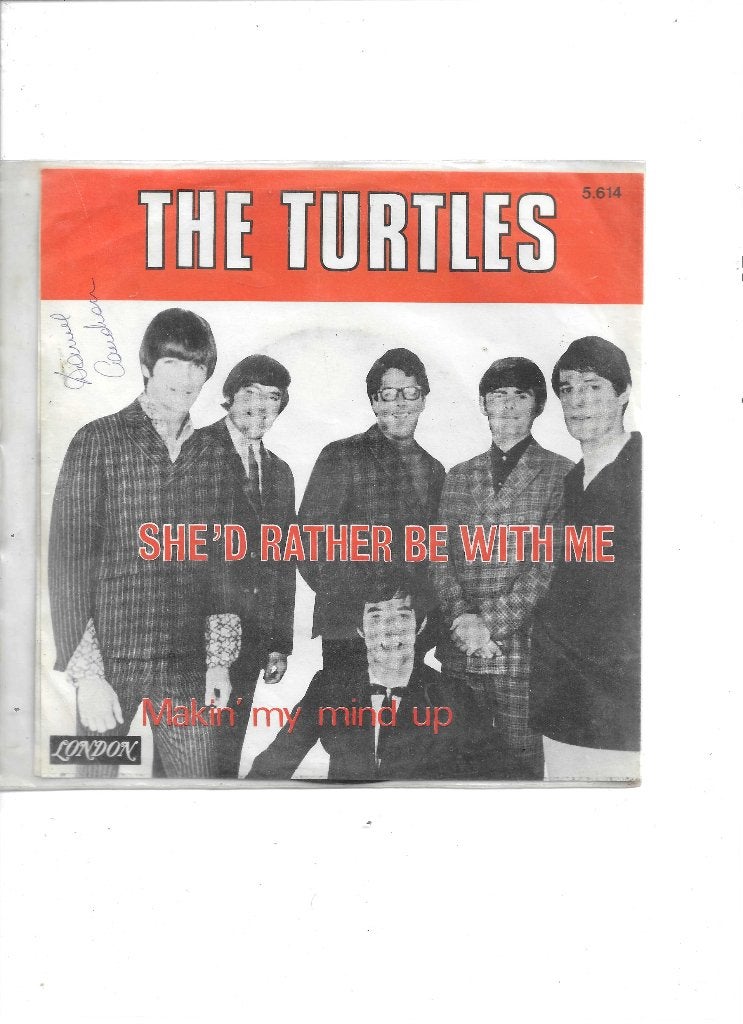 Single The Turtles - She'd rather be with me, Ophalen of Verzenden, Gebruikt, Pop