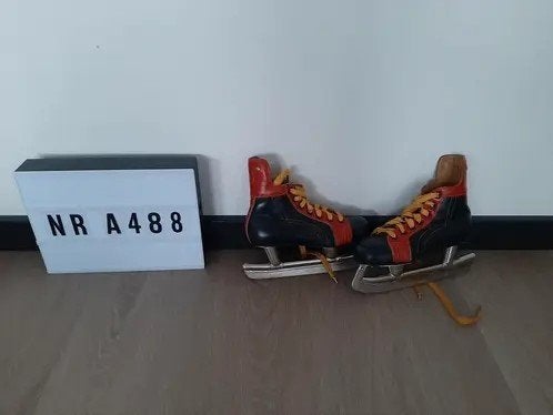 RETRO IJSHOCKEYSCHAATSEN MAAT 34, Ophalen of Verzenden, Gebruikt, Schaatsen