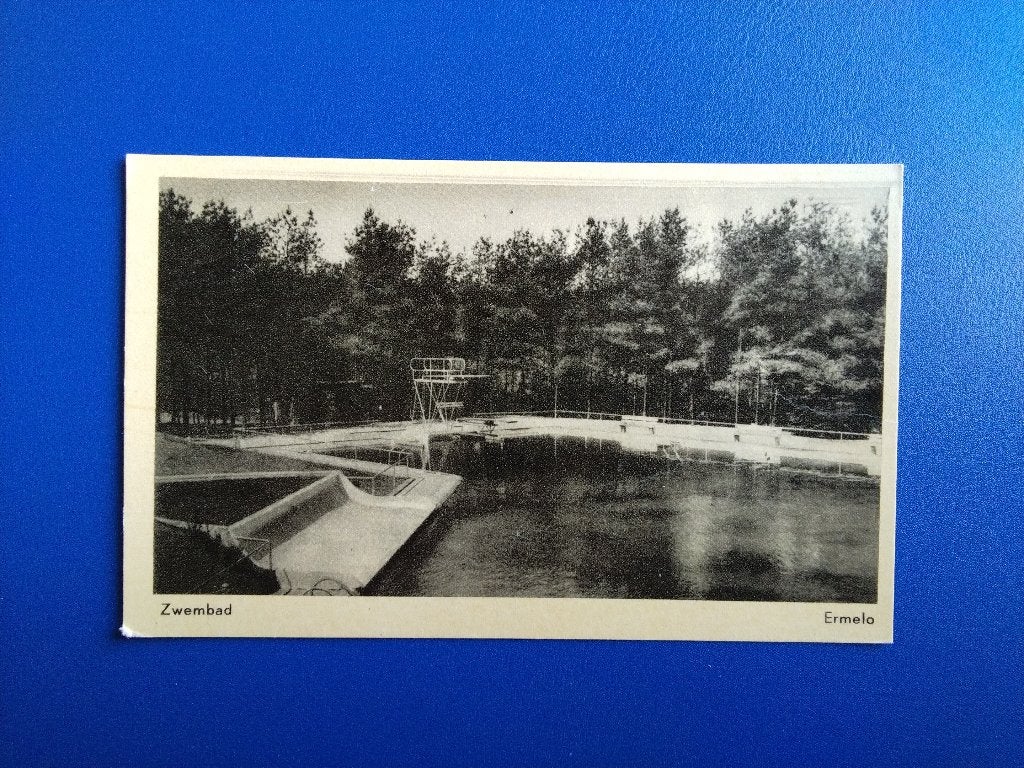 Ermelo, Zwembad. Klf, Verzenden, 1920 tot 1940, Ongelopen, Gelderland