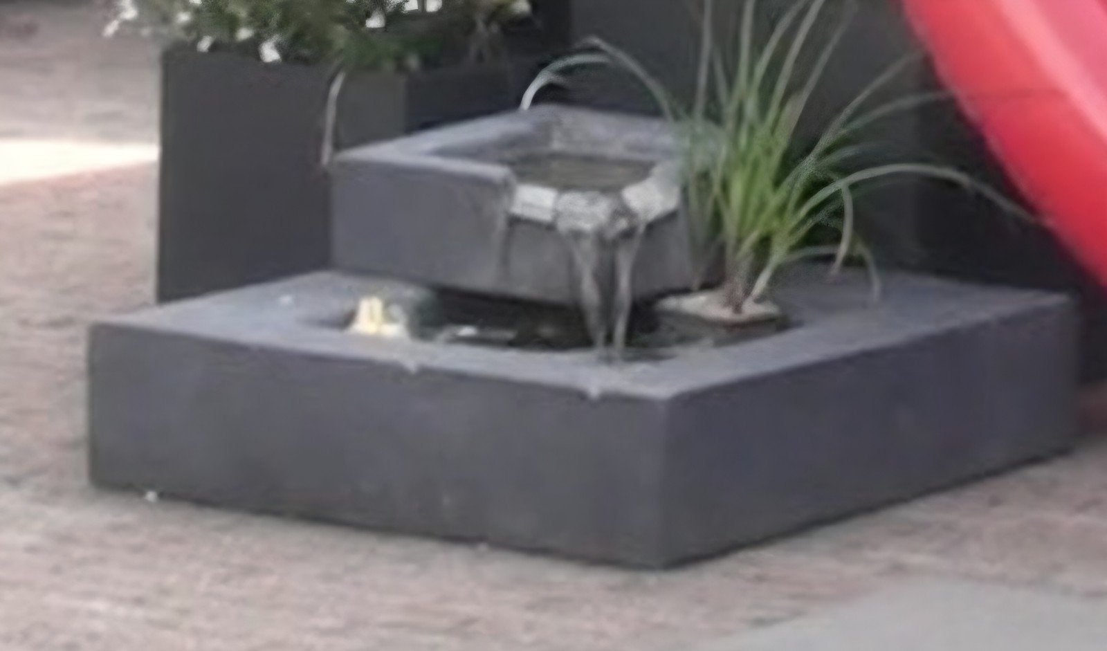 Terrasvijver met pompje, Tuin en Terras, Ophalen, Gebruikt, Minder dan 100 cm, Minder dan 25 cm