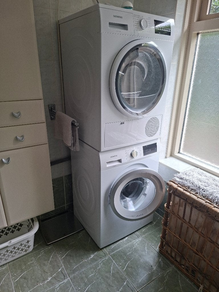 Siemens wasmachine en wasdroger, Ophalen, 8 tot 10 kg, Zo goed als nieuw, Voorlader
