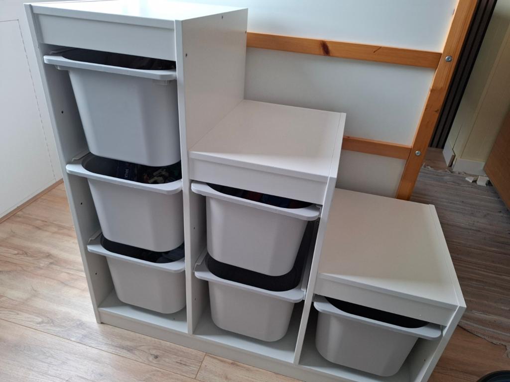 IKEA Trofast opbergcombinatie inclusief bakken, Ophalen, Gebruikt, Kast, 75 tot 100 cm