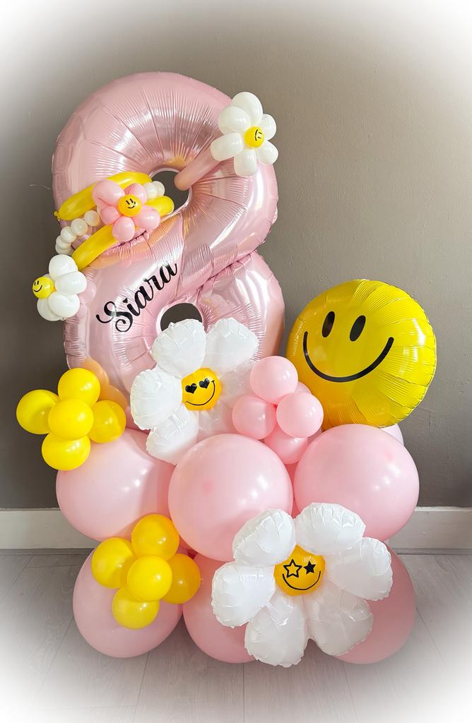 Ballonnen bouqet xl SMILEY, Ophalen, Nieuw, Versiering, Verjaardag
