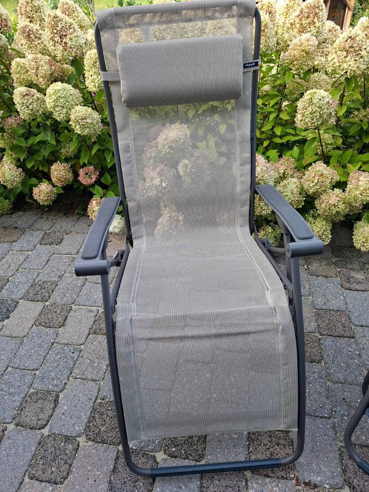 Lafuma Relaxstoelen - Set van 2, verstelbaar en inklapbaar, Tuin en Terras, Ophalen, Zo goed als nieuw, Metaal, Verstelbaar
