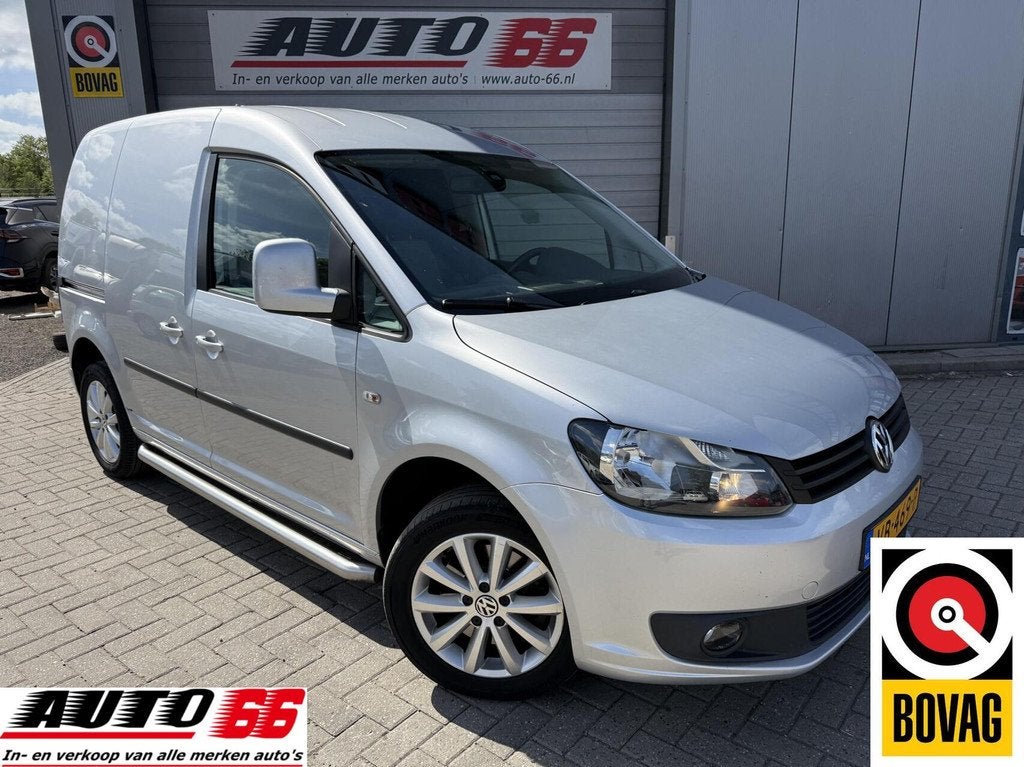 Volkswagen Caddy Bestel 2.0 TDI 2x schuifdeur AIRCO en Stoel, Auto's, Euro 5, Stof, Zwart, 4 cilinders