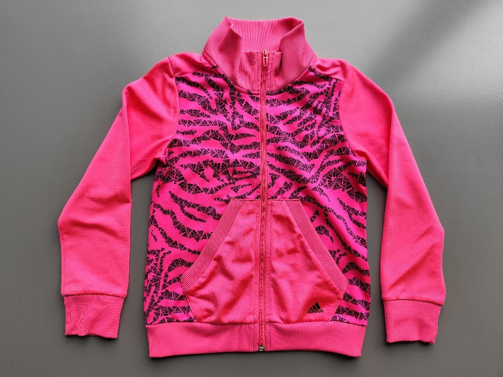 Trainingsjasje van Adidas - roze - maat 140, Kinderen en Baby's, Kinderkleding | Maat 140, Adidas, Gebruikt, Meisje, Sport- of Zwemkleding