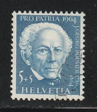 Zwitserland 1964 - Pro Patria - J.G Bodmer en Munten, Ophalen, Gestempeld
