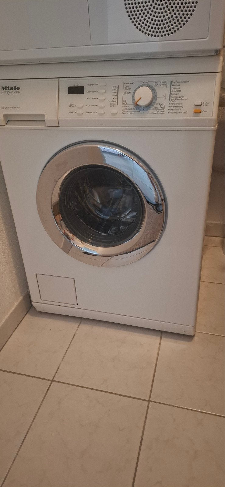 Wasmachine Miele w4145, Witgoed en Apparatuur, Ophalen, Gebruikt, 1200 tot 1600 toeren, 85 tot 90 cm