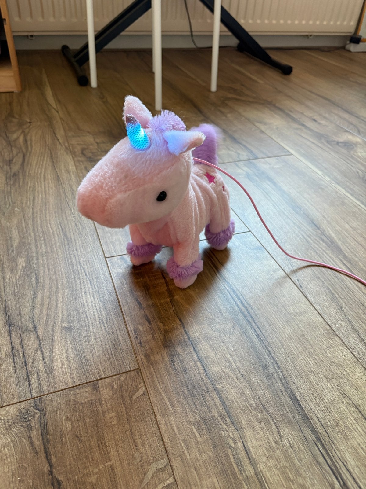 Lopende eenhoorn, Ophalen, Eenhoorn, Zo goed als nieuw, Roze