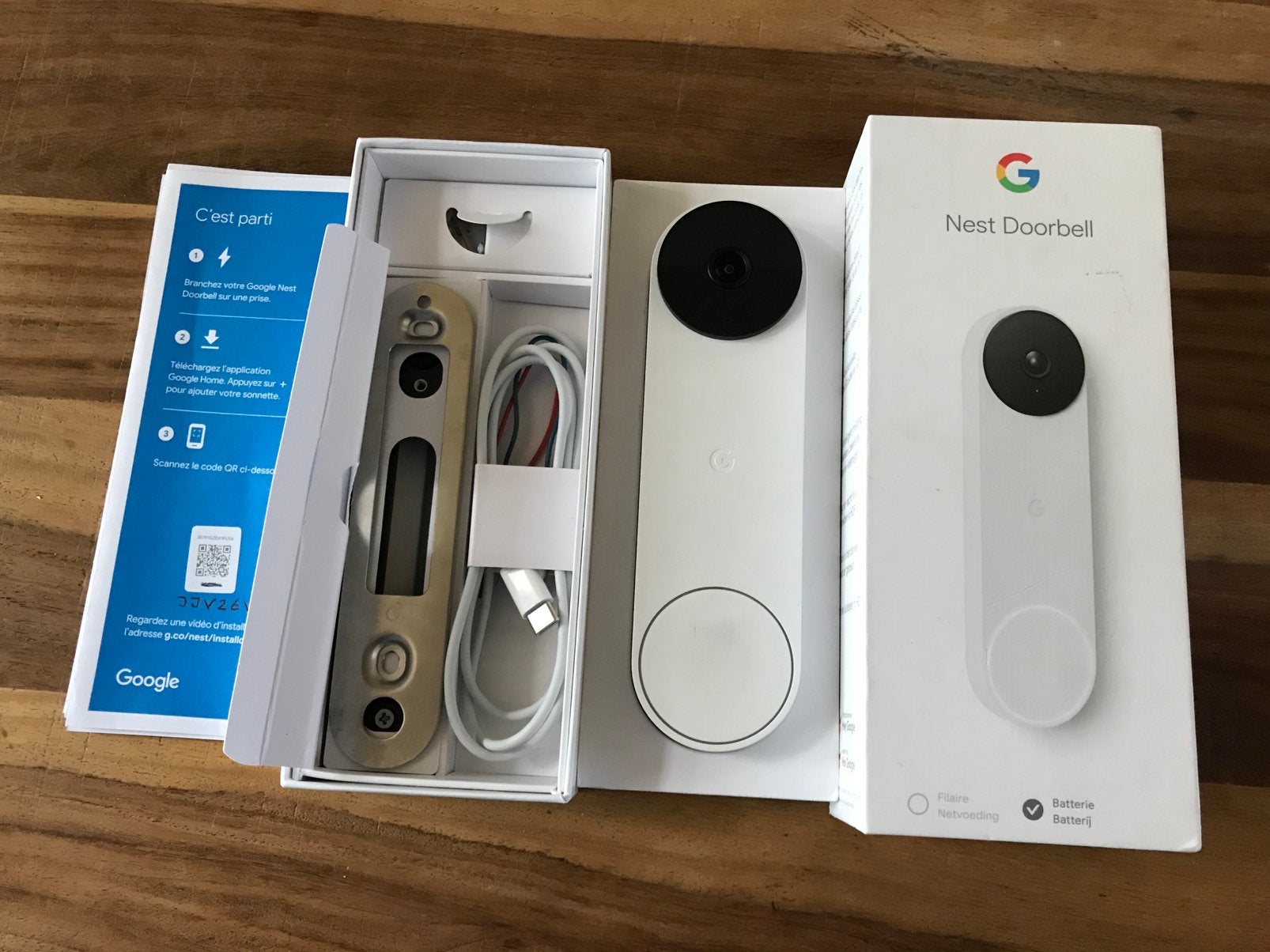 Google Nest Deurbel - batterij. Compleet in doos., Ophalen of Verzenden, Gebruikt