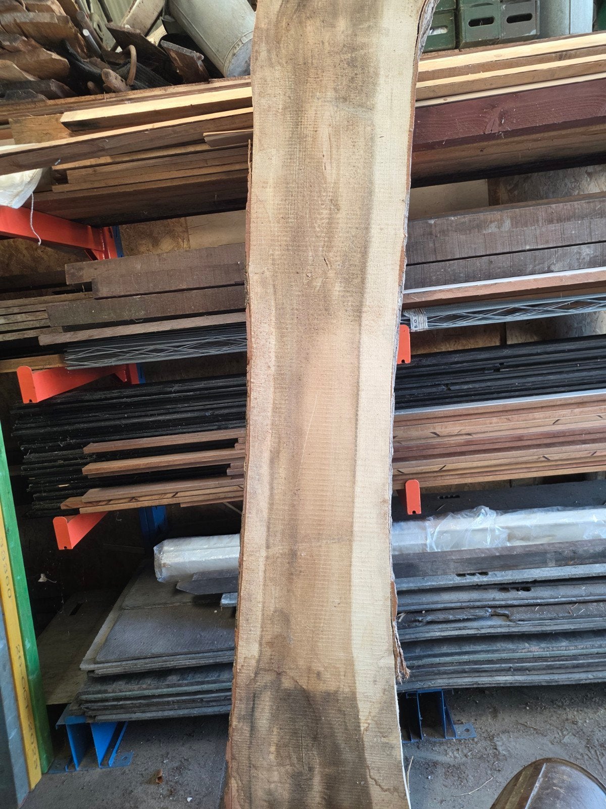 Populieren boomstam plank 2020 - Onbehandeld hout, Ophalen, Gebruikt, 200 tot 250 cm, Plank
