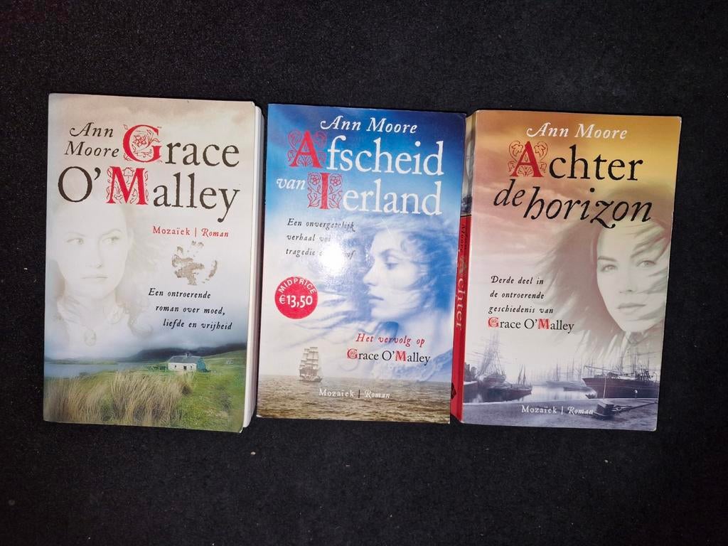Ann Moore - Triologie Grace O'Malley, Boeken, Ophalen of Verzenden, Zo goed als nieuw, Ann Moore
