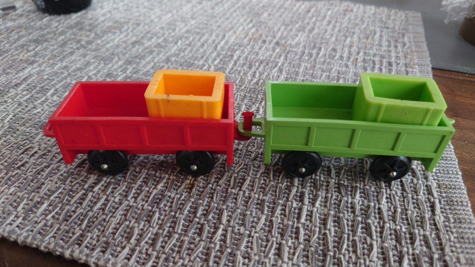 Herbart Duitsland open treinwagons - set van 2, Ophalen of Verzenden, Gebruikt
