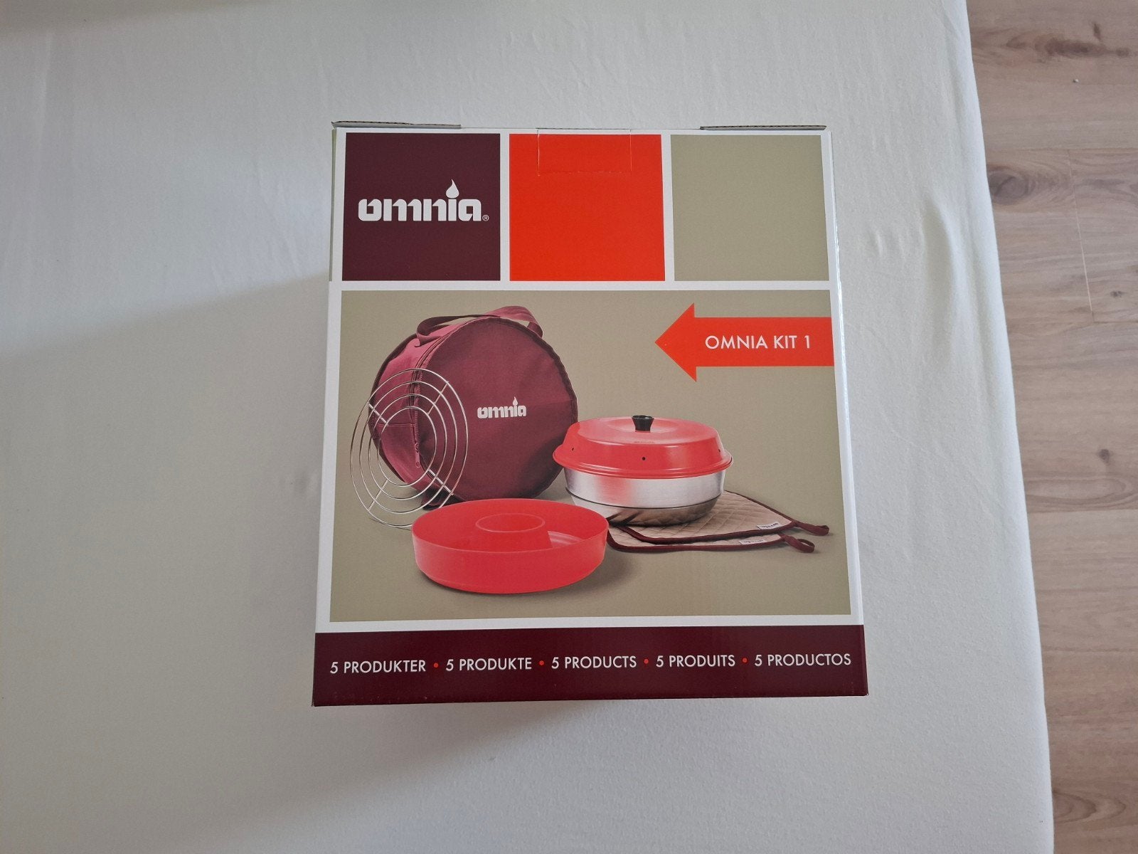 Omnia kit + thermometer + kookboek (nieuw), Ophalen of Verzenden, Nieuw