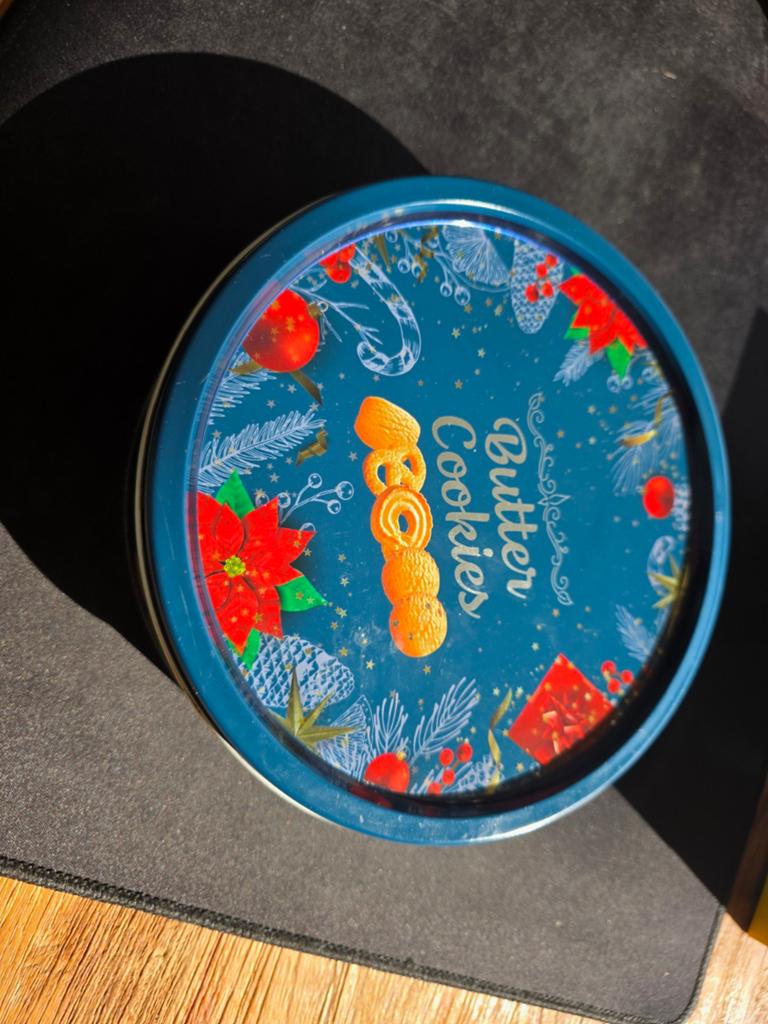 Koektrommel blik (Butter Cookies), Ophalen, Zo goed als nieuw, Koek(jes), Overige merken