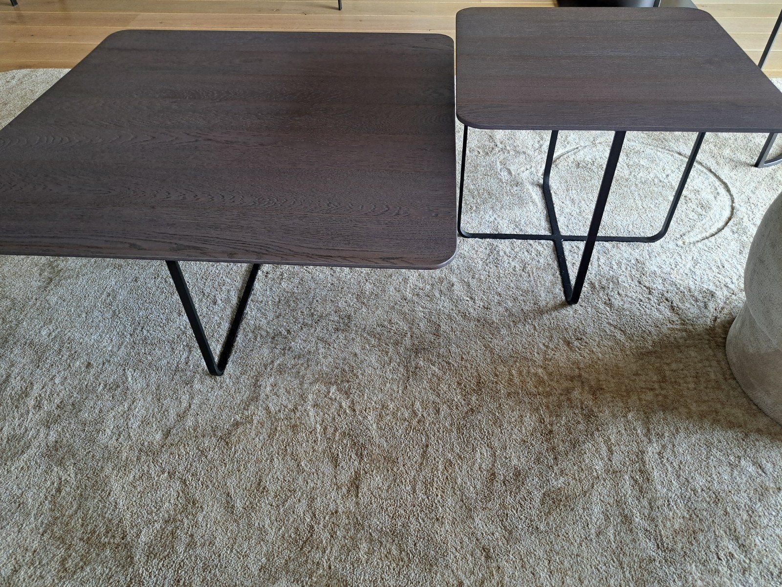 Enzo Luca salontafel designset van 2 st. Vita Due, eiken, zg, Ophalen, Modern design, 50 tot 100 cm, 50 tot 100 cm