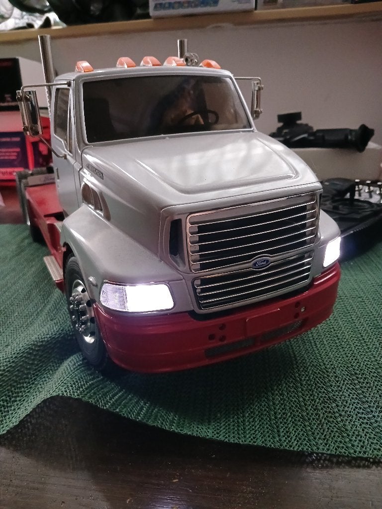 Tamiya Ford aeromax custom, Ophalen of Verzenden, Gebruikt, Auto onroad