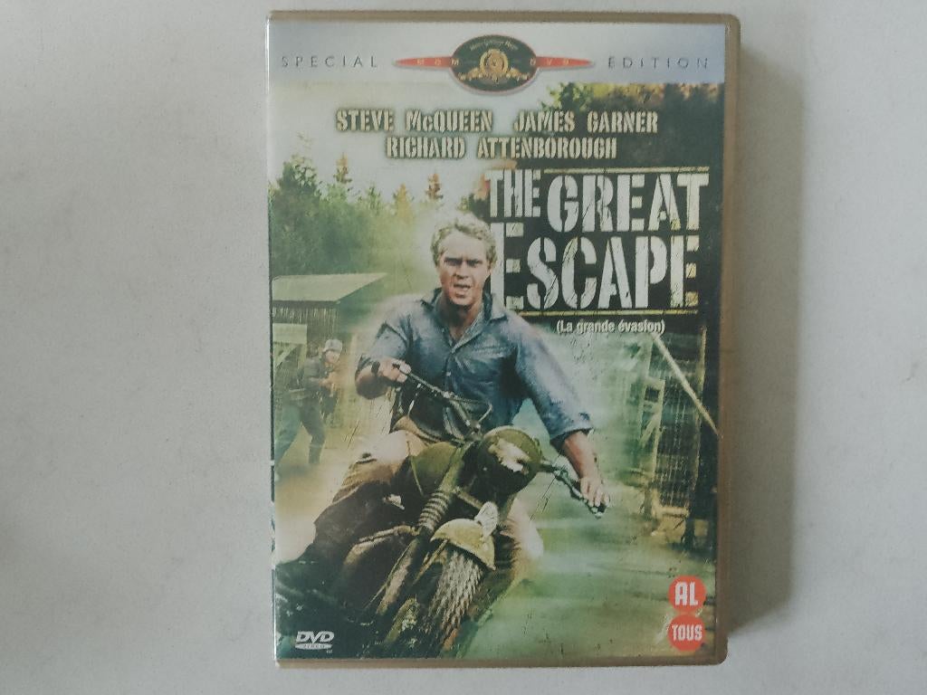 The great escape - John Sturges I 1963, Cd's en Dvd's, Dvd's | Klassiekers, 1960 tot 1980, Alle leeftijden, Ophalen of Verzenden