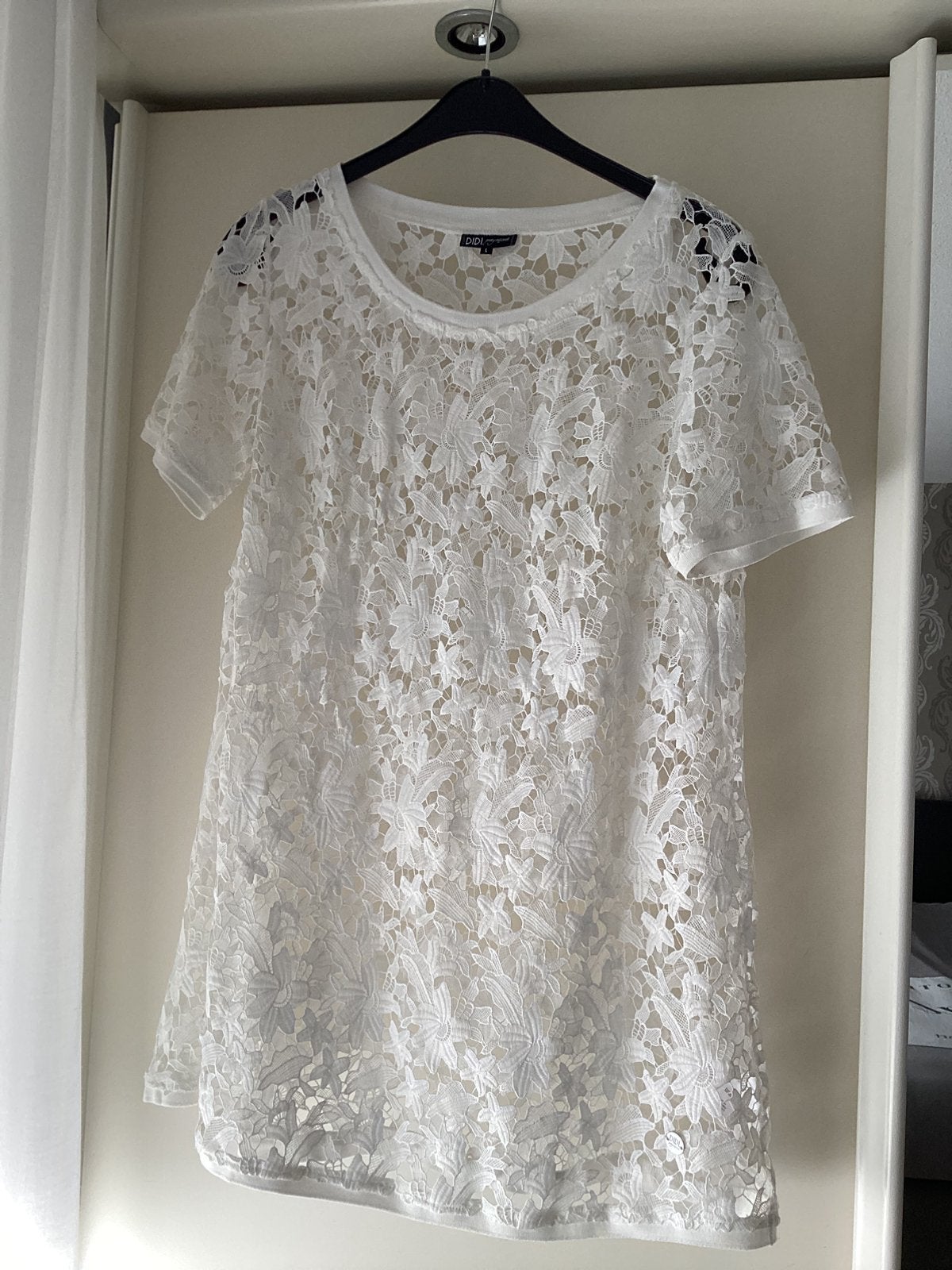 Didi tuniek L, Kleding | Dames, Blouses en Tunieken, Ophalen of Verzenden, Zo goed als nieuw, Wit