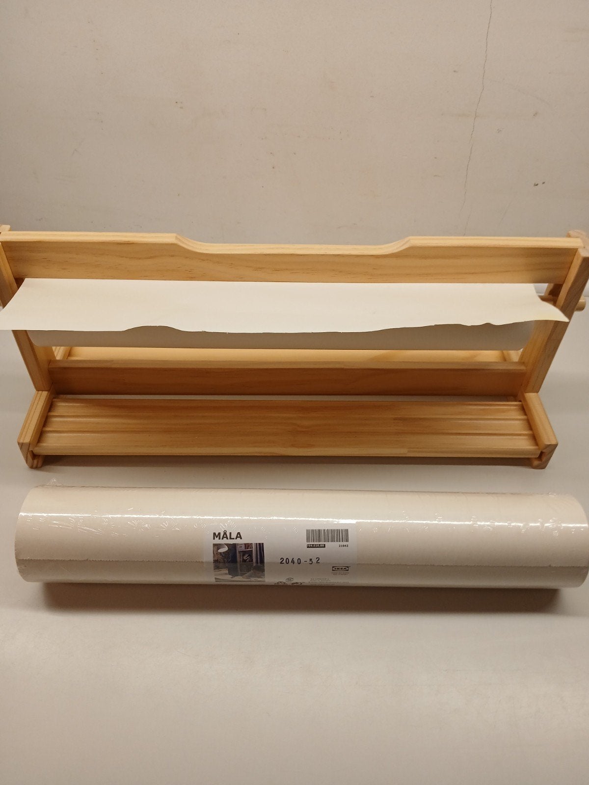 ikea mala papier rol houder + reserve rol, Ophalen of Verzenden