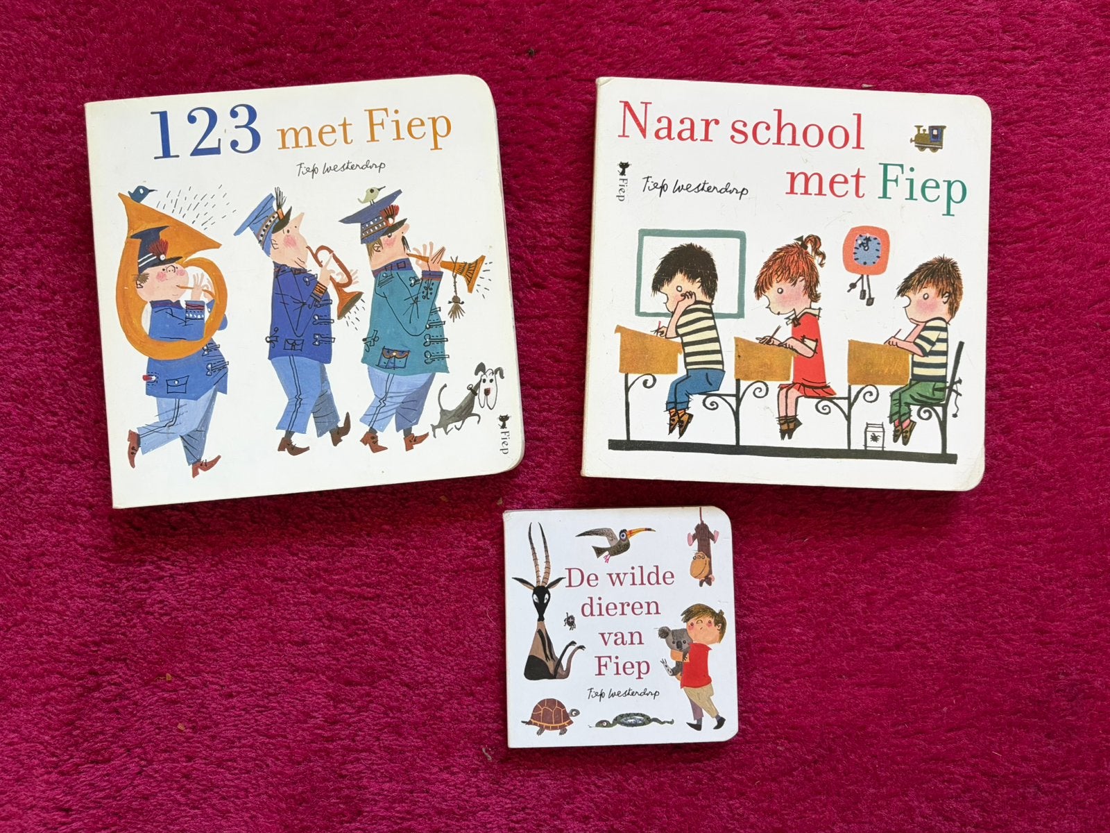 3 Kartonboekjes door Fiep Westendorp, Ophalen of Verzenden, Gelezen, 3 tot 4 jaar