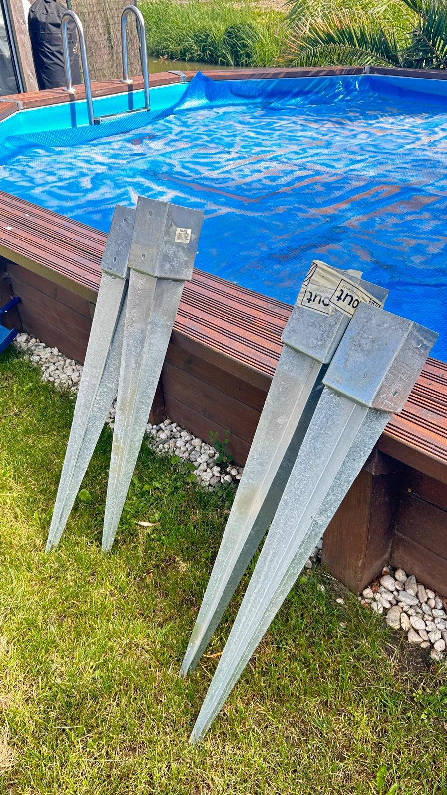 Paalhouders 10x10 voor stevige constructies nieuw, Ophalen, Gebruikt, Minder dan 180 cm, Overige typen