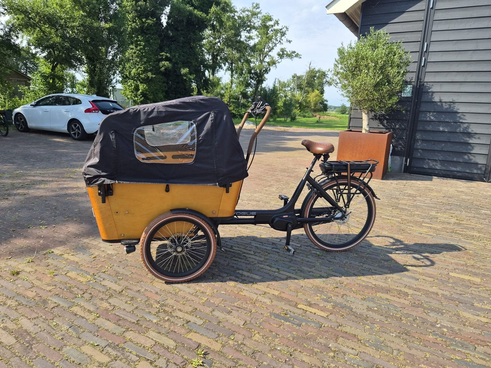 Bakfiets Vogue Carry 3 in nette staat!, Ophalen, Zo goed als nieuw, 4 kinderen of meer