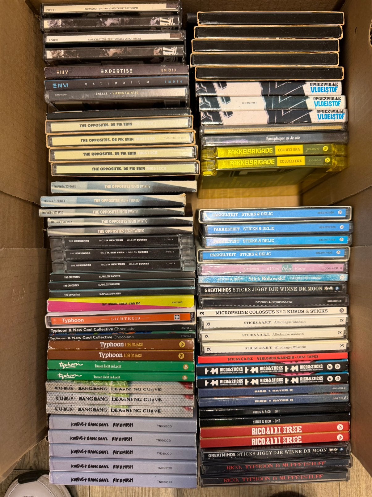 Grote collectie van 200+ Nederlandstalige hiphop en rap cd's, Cd's en Dvd's, Ophalen of Verzenden, Gebruikt