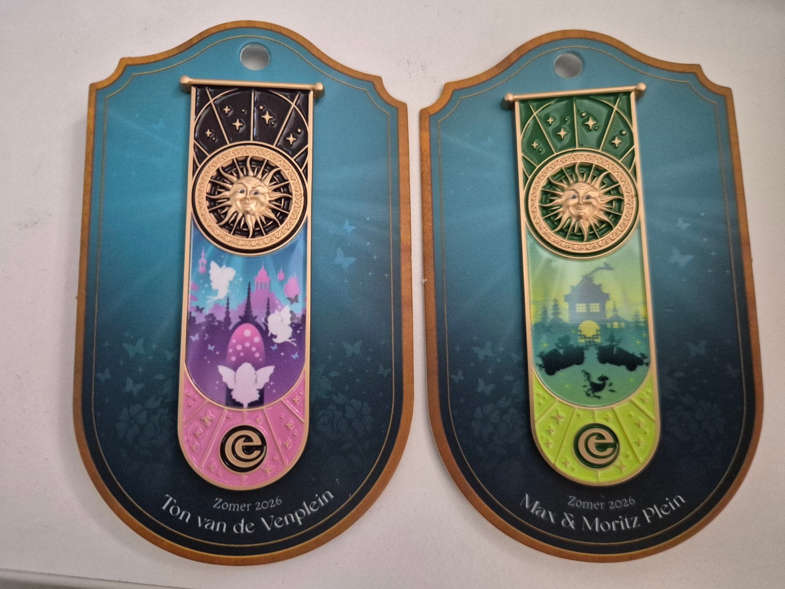 efteling zomer pin 2x, Ophalen of Verzenden, Nieuw, Overige typen