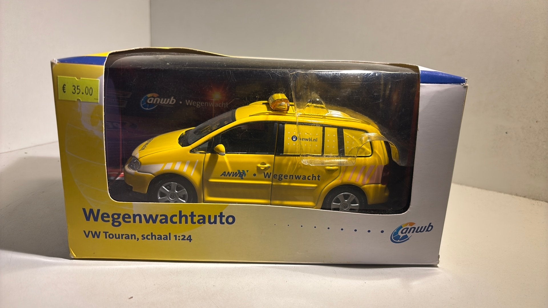 Volkswagen touran wegenwachtauto ANWB welly 1.24, Ophalen of Verzenden, Welly, A, A