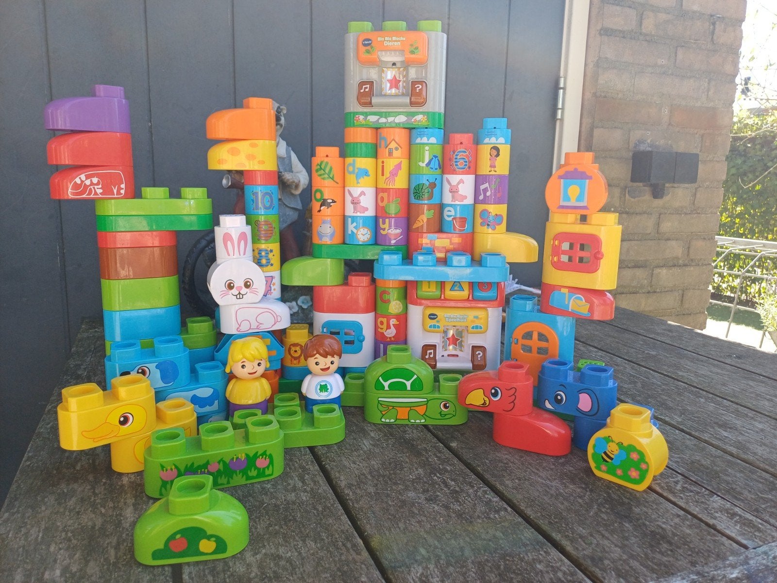 VTech Bla Bla Blocks Speelhuis en Dieren Set, Ophalen of Verzenden, Gebruikt, Overige merken