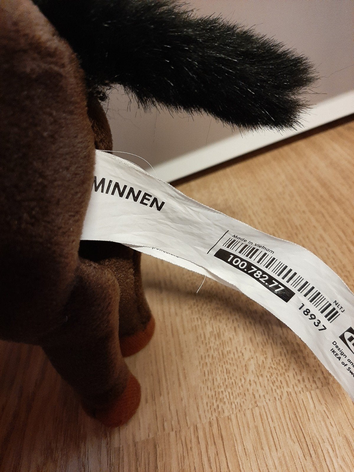 IKEA paard knuffel 23 cm minnen, Ophalen of Verzenden